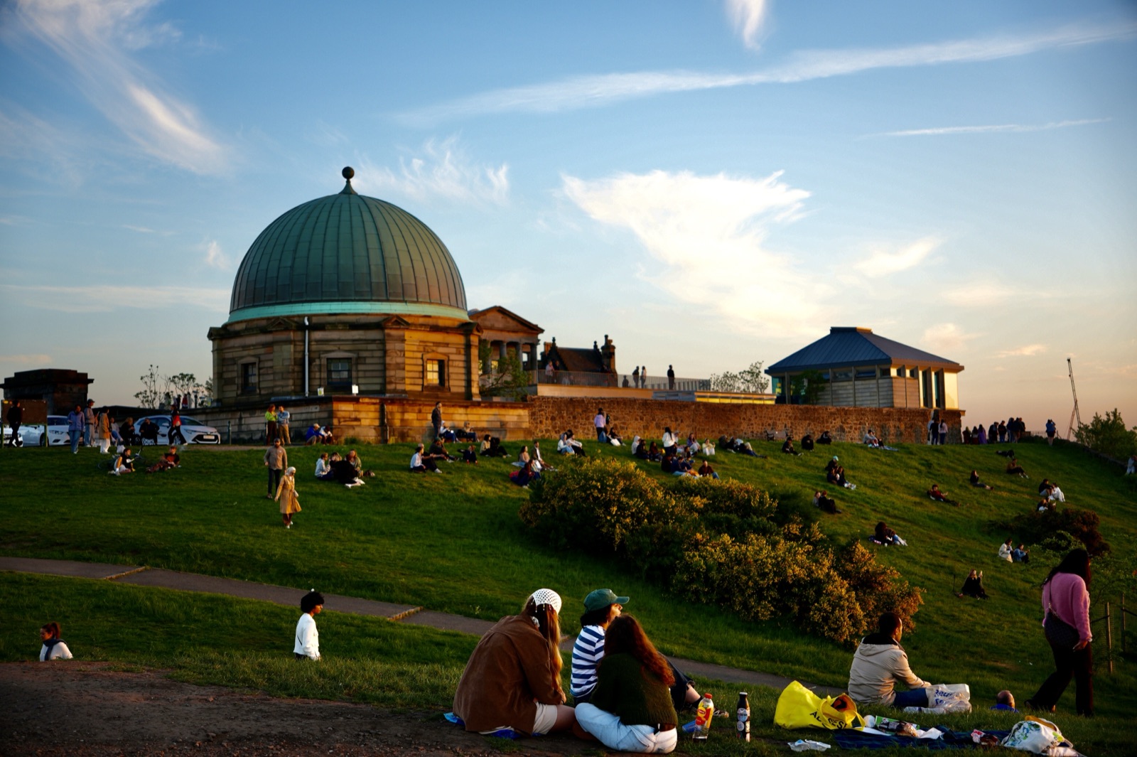 Satish’s photograph of Edinburgh in the evening